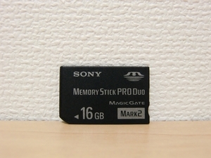 SONY　メモリースティック PRO Duo 16GB　初期化済み【送料無料】