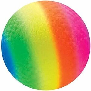 [ Caro kak] Rainbow мяч резина мяч развлечение место мяч мяч доджбол толчок мяч толчок Baseball игрушка парк 