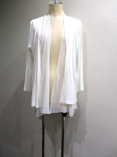 イタリア製　リナシメント　RINASCIMENTO　白ブラウスカーディガン　　送