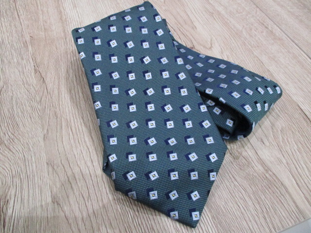 フランス製　Cbarvet　シャルベット　ネクタイ　グリーン系　送料無料