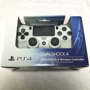 [即決/送料込]SONY純正 PS4 ワイヤレスコントローラー DUALSHOCK4 新型 グレイシャーホワイト CUH-ZCT2J13 PlayStation4 デュアルショック4