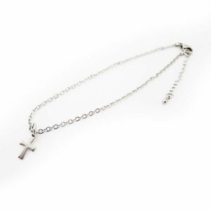  stainless steel chain anklet total length approximately 26cm(22cm+4cm adjuster )mi Nicross attaching FN107