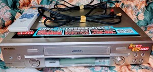  Toshiba TOSHIBA ARENA VHS video deck beautiful goods . once Junk .