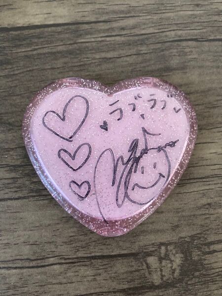 小倉優子 直筆サイン入りミラー BOMB当選品2001年から2004年頃