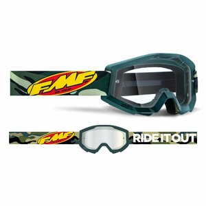 【新品 送料無料】FMF PowerCore Clear Lens Goggles エフエムエフ パワーコア クリア レンズ ゴーグル カラー：カモフラージュ