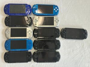 PSP-3000 10台 PSP-1000 1台 11台まとめ売りセット 動作未確認 ジャンク