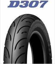 ※前後共用 片側のみ　DUNLOP RUNSCOOT D307 90/90-10 50J TL 品番:305513 ダンク アドレスV125などに