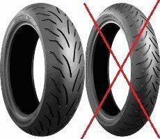 ※リア用 片側のみ BRIDGESTONE BATTLAX SC 90/90-14 46P TL 品番:MCS60028 アドレス110 ディオ110などに