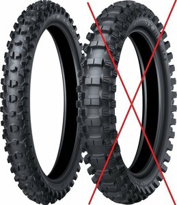 ※フロント用 片側のみ DUNLOP MX34 ダンロップ 60/100-14?29M WT 品番:330230 各種オフロードバイクに