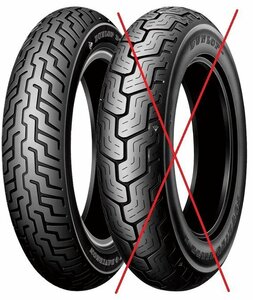 ※フロント用 片側のみ 国内正規品 DUNLOP D401 ダンロップ D401 90/90-19 52H TL 品番:256295 各種ハーレー　アメリカンバイクに