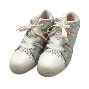  Le Coq туфли для гольфа белый × серебряный шиповки G5222LSH06 женский 23.0 Golf одежда le coq sportif