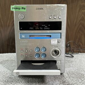 MYM6-179 super-discount mini component SONY HCD-J3MD COMPACT DISC DECK RECEIVER electrification OK used present condition goods *3 times re-exhibition . liquidation 