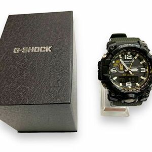 ■稼働品・良品　CASIO カシオ G-SHOCK GWG-1000-1A3JF MUDMASTER マッドマスター　タフソーラー　電波ソーラー　電波受信　箱付