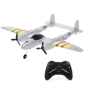  radio-controller P38 airplane 2.4 GHz 2CH RC airplane aircraft outdoors flight RC