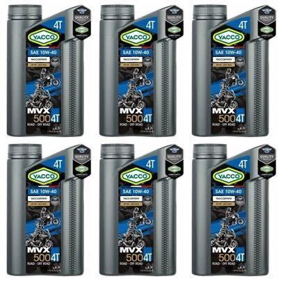 YACCO MVX 500 4T 10W-40 MA2 1L-6本セット