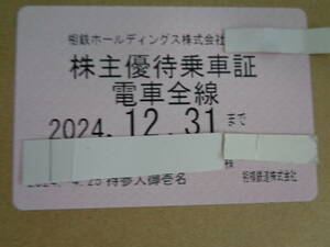 ★最新 相鉄ホールディングス 相鉄 相模鉄道 株主優待乗車証 電車全線 定期型