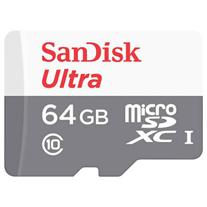 64GB マイクロSD Ultra microSDXCカード Class10 UHS-I対応 SanDisk サンディスク SDSQUNR-064G-GN3MN/5077