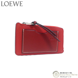 ロエベ （LOEWE） コイン＆カードホルダー カードケース コインケース 小銭入れ C660Z40X04 ルージュ×ダークレッド（新品）