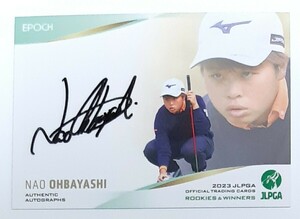 大林奈央/105枚限定 EPOCH 2023JLPGA ROOKIES&WINNERS AUTHENTIC AUTOGRAPHS直筆サイントレーディングカード 日本女子プロゴルフ