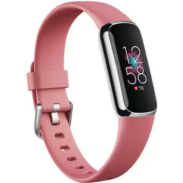 ◆新品未開封 Fitbit フィットビット Fitbit Luxe フィットネストラッカー FB422SRMG-FRCJK [AMOLED搭載 赤紫/プラチナ L/S サイズ] 保証付