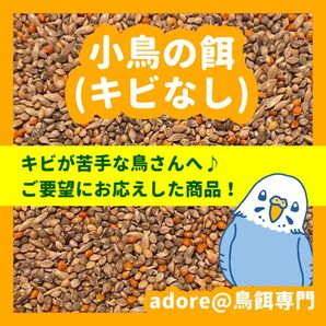 小鳥の餌（キビなし、皮付き）800ｇ