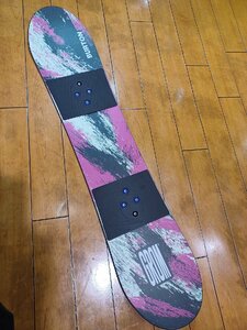 中古極上美品 キッズスノーボード BURTON GROM PURPLE TEAL 110cm