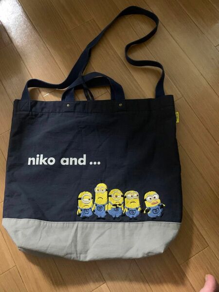 niko and...★ニコアンドとミニオンのコラボトートバッグ