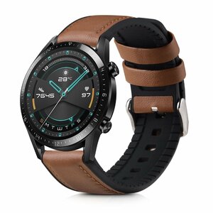 [kwmobile] 交換ベルト 対応: Huawei Huawei Watch GT / GT2 / GT3 (46mm) バンド - シリコンバ