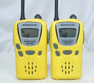KENWOOD UBZ-LM20 2 pcs. set special small electric power transceiver license * finding employment un- necessary 