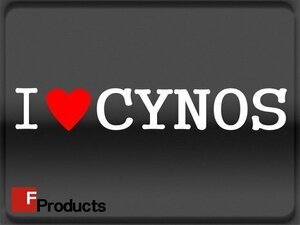 Fproducts アイラブステッカー■CYNOS/アイラブ サイノス