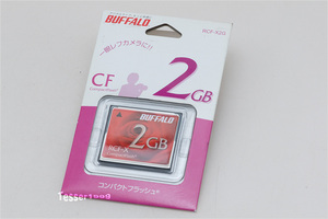 CFカード BUFFALO RCF-X 2GB 未開封 [0607]
