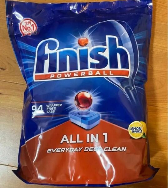  フィニッシュ パワーボール オールインワン MAX食洗機用洗剤 94個　1袋