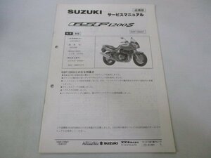 GSF1200S サービスマニュアル スズキ 正規 中古 バイク 整備書 配線図有り 補足版 GSF1200ST GV75V Br 車検 整備情報