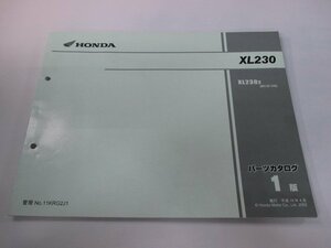 XL230 パーツリスト 1版 ホンダ 正規 中古 バイク 整備書 MC36-100 KRG iB 車検 パーツカタログ 整備書