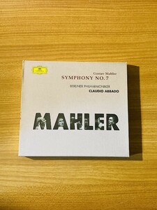 【DC367】CD MAHLER SYMPHONY NO.7 CLAUDIO ABBADO BERLINER PHILHARMONIKER 471 623-2 2002年 EU盤 マーラー