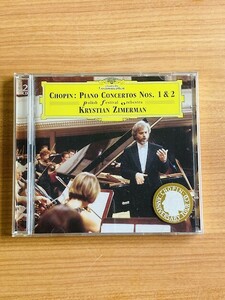 【DC397】CD 独盤 ZIMERMAN / CHOPIN: PIANO CONCERTOS NOS. 1 & 2 / ショパン 2CD 459 684-2