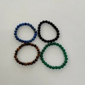 [TM0601] Power Stone summarize 4 point color stone accessory bracele natural stone color stone Stone stone collection hobby .. thing small articles 