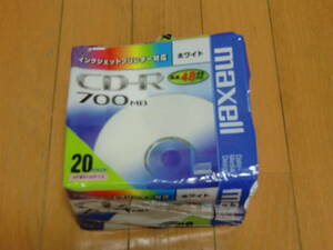 訳アリ インクジェットプリンター対応ｍaxellマクセル データ用CD-R 700MB 薄型5mmケース×15枚 送料520円