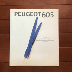  Peugeot 605 catalog 