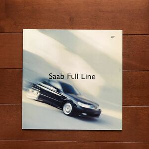  Saab 01 year of model full line catalog 