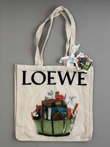 1 иен старт![ новый товар не использовался ]LOEWE Loewe большая сумка привилегия карта имеется 