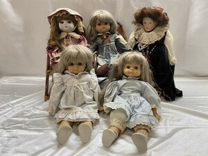 H 5-224 人形 5体 西洋人形 女の子 まとめ売り エンジェルブッペ Angel Buppe / Romane Doll OIKE 1982 Takaya オオイケ人形 ビスクドール