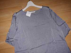 ★新品★ノアンヌ noannu★袖 リボン スリーブ カットソー スモック ブラウス チュニック プルオーバー トップス★大きい サイズ 3L