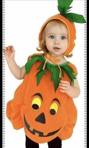 [146] pumpkin costume play clothes fancy dress baby Kids pumpkin costume 