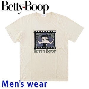 ベティ ちゃん 半袖 Tシャツ メンズ ベティー ブープ かすれ グッズ BE1142-209A LLサイズ BE(ベージュ)