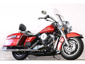  Harley FLHR Road King 1996y поздняя версия EVO 1340cc 27716km небольшой пробег рыба tail muffler "пассажирская спинка" багаж подставка ETC осмотр 7/5