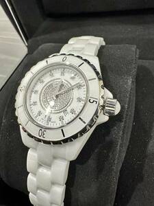  превосходный товар CHANEL J12 H2123 поздняя версия 33 мм женские наручные часы кварц оригинальный diamond высший класс Chanel 