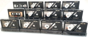 メタルテープ 中古　計11本セット；DENON 10本＋Maxell 1本　MD46 MD50 MD54 MD60 MD70 MX60