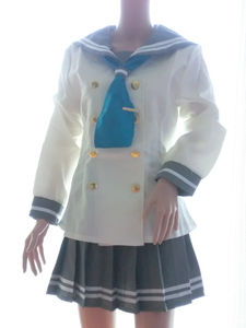 ラブライブ サンシャイン風 冬服 長袖 Mサイズ　コスプレ 衣装 アクア 制服 浦の星女学院 イベント