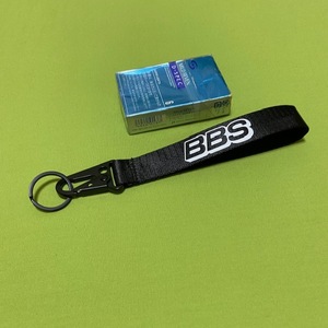 BBS USA★白★TOW STRAP KEYCHAIN★　キーチェーン　キーホルダー